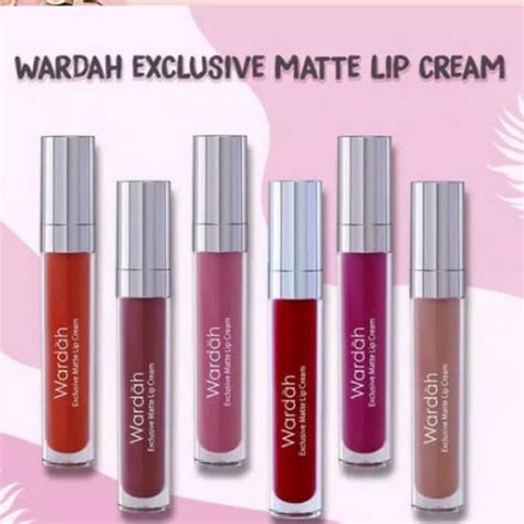 Jual Wardah Exclusive Matte Lip Cream Gr Tidak Lengket Termurah