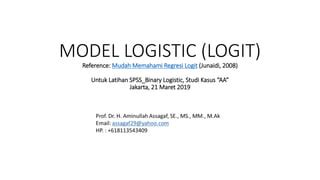 model logistic pptx