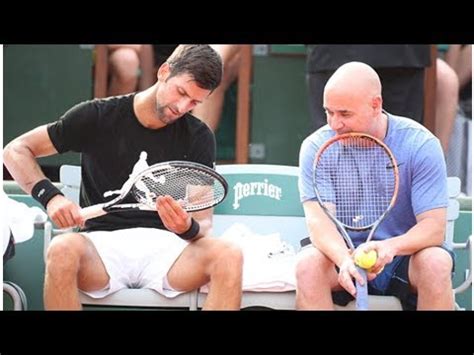 Novak Djokovic Splits With Coach Andre Agassi YouTube