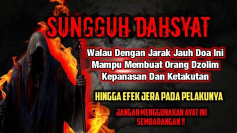 Ayat Ganas Adzab Yg Mengerikan Akan Datang Pada Orang Yang Dzolim