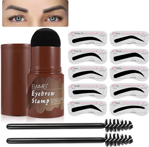 Plantilla Para Cejas Kit De Modelado Para Sellos De Cejas 10 Plantillas