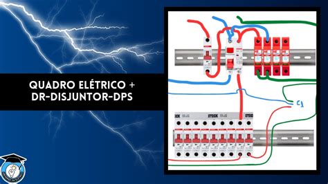 Fio A Fio Montagem De Quadro Elétrico Com Disjuntor Dr E Dps E