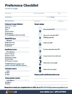 Dental Lab Slip Templates Rx Forms Dds Lab