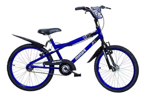 Bicicleta Infantil Bmx Ranger Monark Aro 20 Azul Parcelamento Sem Juros