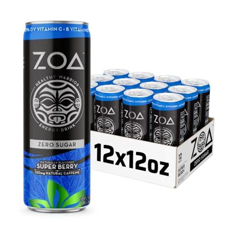 ZOA Energy Bundle 12 Fl Oz Pack Of 24 Zero Sugar Pineapple Coconut