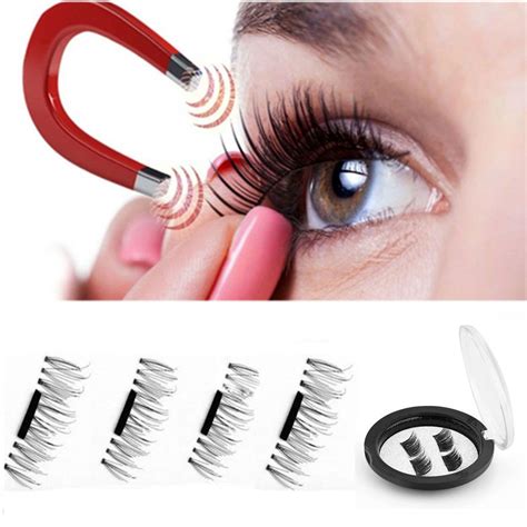 New Ultra Thin Magnetic Eye Lashes Natural 3D Reusable False Magnet