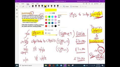 Basis Of Assessment Part 04 ACCA Taxation TX UK Exam FA2021 YouTube