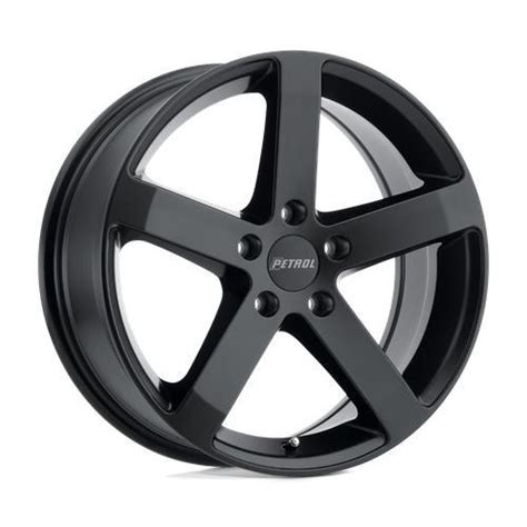 STATUSFÄLGAR P3B MATTE BLACK Alumiinivanteet 7x17 5x100 ET40 Ø72 1