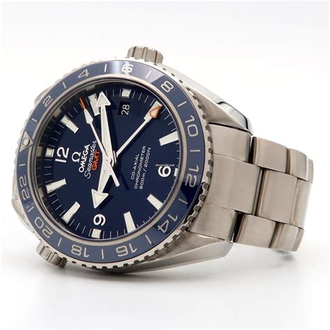 Omega Seamaster Planet Ocean GMT Titanium 43.5MM Blue Dial... for ...