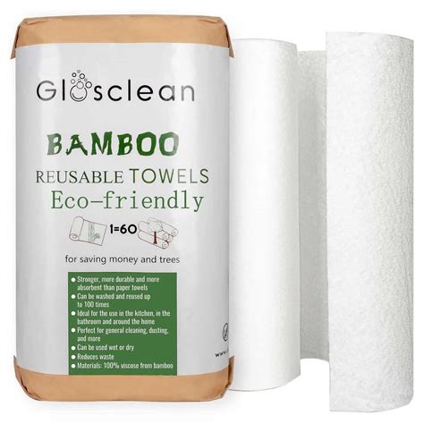 Reusable Bamboo Paper Towels Rolls