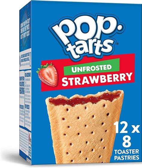 Pop Tarts Unfrosted Strawberry Oz Gr Bol