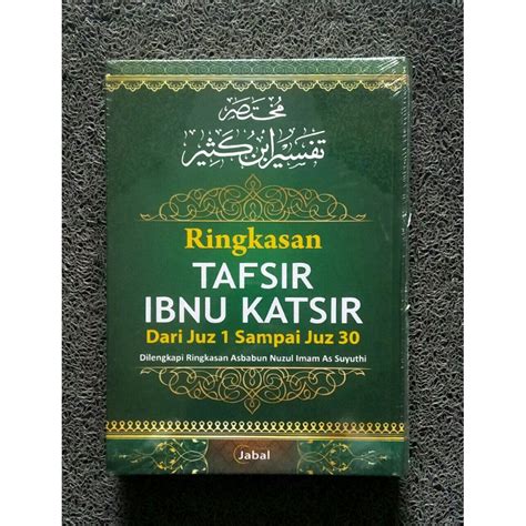 Jual Ringkasan Tafsir Ibnu Katsir Juz Shopee Indonesia