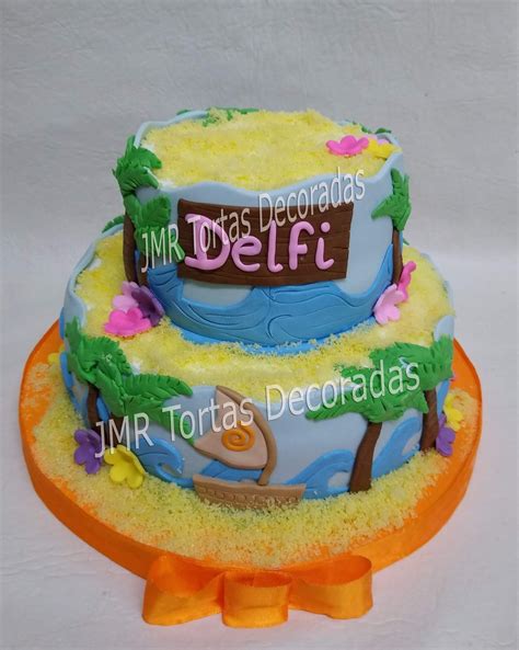 Torta Moana Dos Pisos JMR Tortas Decoradas