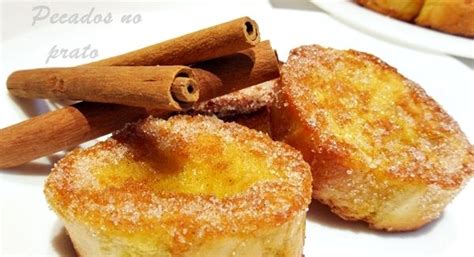 Receitas De Pecados No Prato Rabanadas De Forno Rabanadas Rabanadas