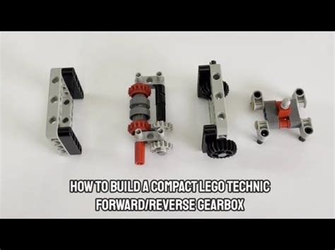 How To Build A Compact LEGO Technic Forward Reverse Gearbox YouTube