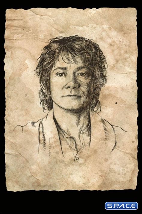 Bilbo Baggins Portrait Art Print The Hobbit