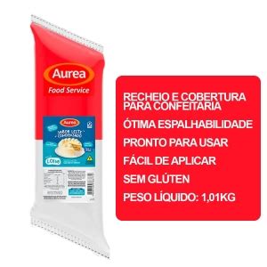 Recheio E Cobertura Sabor Leite Condensado Aurea Bag 1 01kg Embaleme