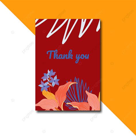 Modern Thank You Card Template Design Template Download On Pngtree