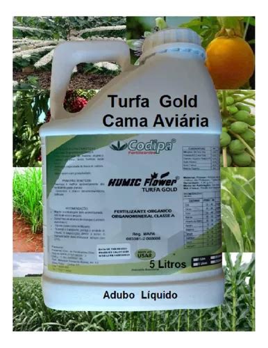 Adubo Liquido Turfa Cama Aviaria Organo Mineral Oferta Lts