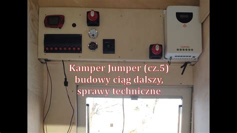 Jumper Kamper cz 5 ciąg dalszy budowy kampera Kabina prysznicowa