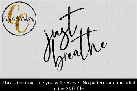 Just Breathe SVG