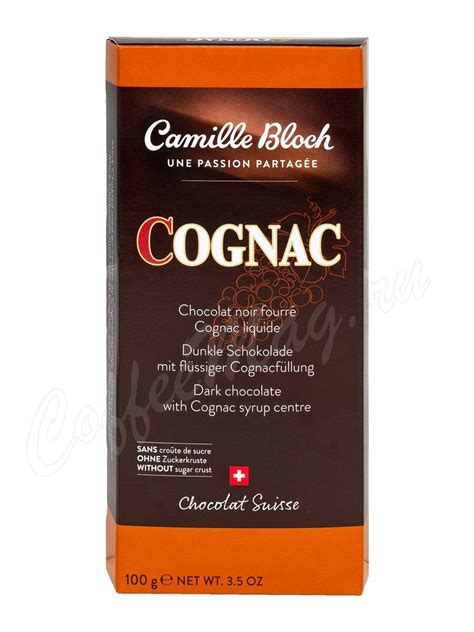 Camille Bloch Cognac Горький шоколад с коньяком 100 г купить, заказать