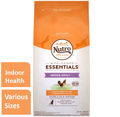 Nutro Wholesome Essentials Indoor Adult With Farm Raised Chicken