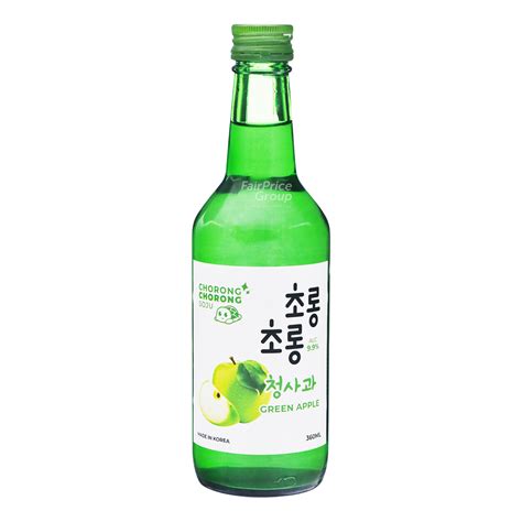 Chorong Soju Green Apple Ntuc Fairprice