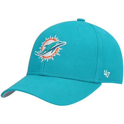 Toddler '47 Teal Miami Dolphins Basic MVP Adjustable Hat