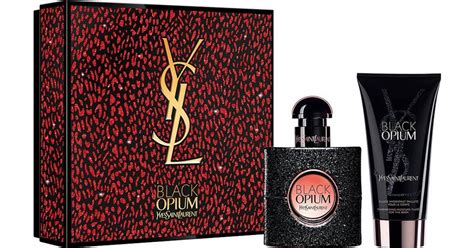 Yves Saint Laurent Black Opium Gift Set Edp Ml Body Lotion Ml