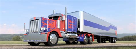 Peterbilt Truck Optimus Prime