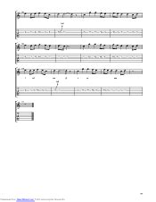 Top Gun Anthem guitar pro tab by Harold Faltermeyer @ musicnoteslib.com