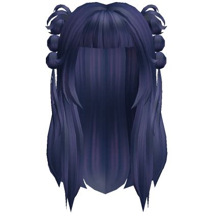 Y2K Popular Bubble Pigtails Girl Hair Navy Blue Roblox Item Rolimon S