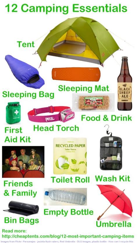 12 Must Have Items To Take Camping Cheaptents Outdoor Gear Blog