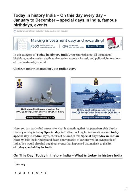 Today in history india in hindi by Rk874485 - Issuu