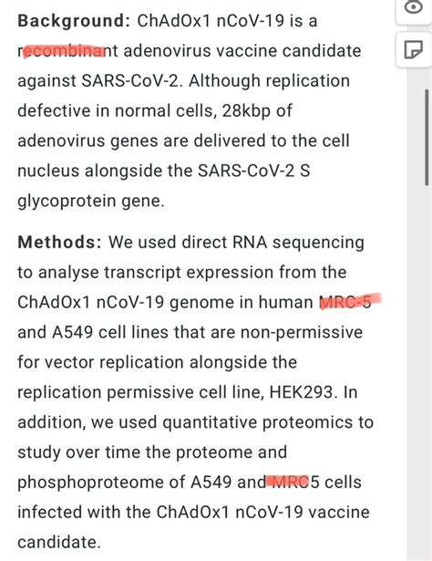 Background Chadox Ncov Is A Recombifant Adenovirus Vaccine