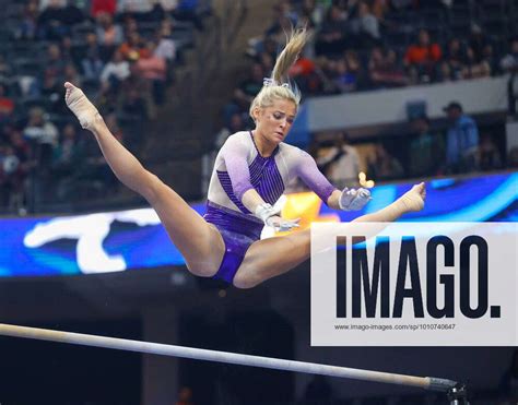 March 19 2022 LSU S Olivia Dunne On The Uneven Parallel Bars During