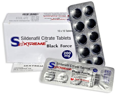 Sextreme Black Force Sildenafil Viagra 200 Mg Viagra