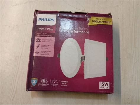 15w Philips Prime Plus Ultraglow Led Downlight Surface Mounted Warm