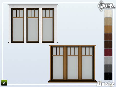 The Sims Resource Myron Window Middle 3x1