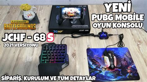 YENİ PUBG MOBİLE OYUN KONSOLU JCHF 68S 2021 VERSİYONU TELEFONA