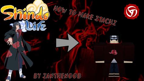 How To Make Itachi IN SHINDO LIFE L Code YouTube