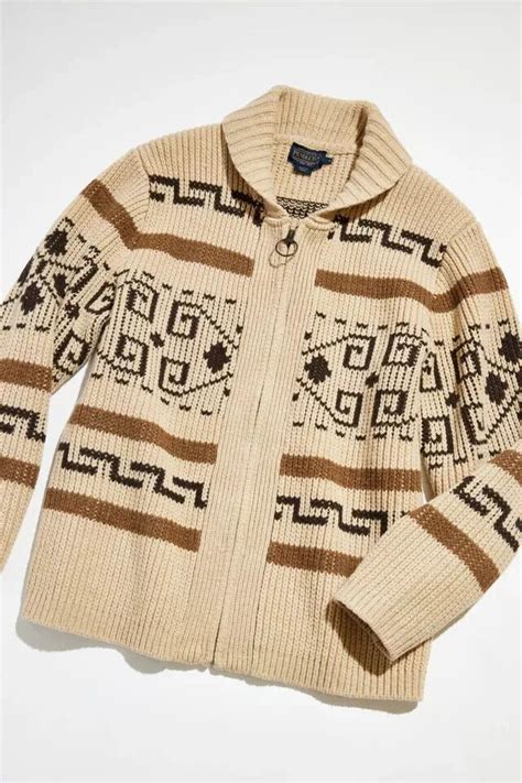 Pendleton Original Westerley Wool Cardigan Big Lebowski The Dude S