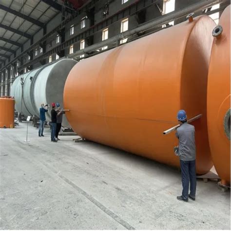 Frp Grp Horizontal Chemical Storage Tank Anti Corrosion Fiberglass Tank