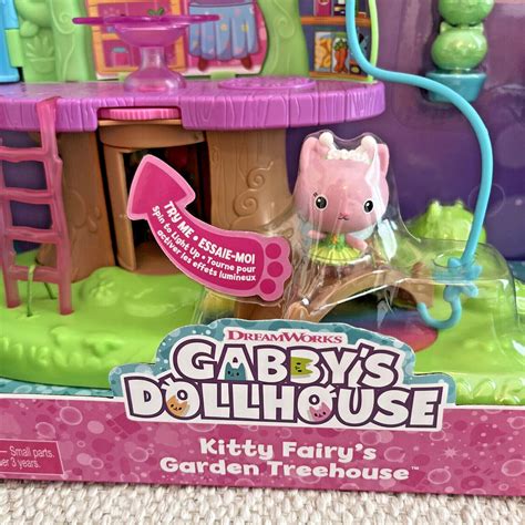 Dreamworks Gabbys Dollhouse Kitty Fairys Garden Treehouse