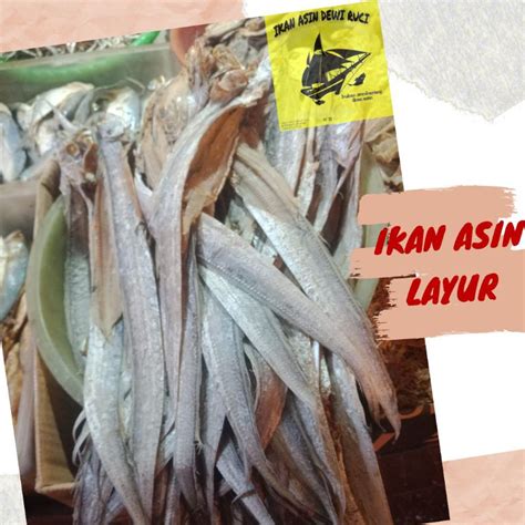 Jual Ikan Asin Layur Ikan Layur Sesuai Gambar Shopee Indonesia