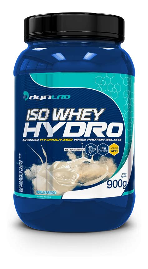 Iso Whey Hydro 900g Whey Protein Isolado Dyn Lab Parcelamento Sem Juros