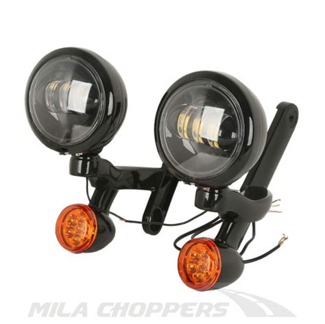 Lightbar Lampa Przednia Kierunkowskazy Led Harley Touring Mila