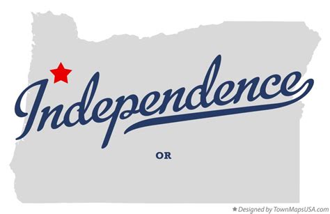 Map of Independence, OR, Oregon