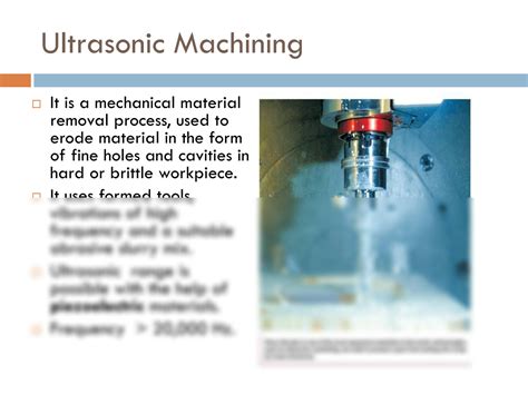 SOLUTION Ultrasonic Machining Ppt Studypool